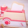 Bigjigs Toys dřevěný toaster růžový Bigjigs Toys dřevěný toaster růžový