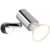 Trio 283500106 nástenné svietidlo Lorenzo 1x5W | GU10 | IP44 - chróm Trio 283500106 nástenné svietidlo Lorenzo 1x5W | GU10 | IP44 - chróm