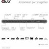 Club3D Dokovací stanice USB-C 12v1, 2xHDMI, 1xDP, 2xUSB-C, 3xUSB, 1xRJ45, 1x3.5mm, černá Club3D Dokovací stanice USB-C 12v1, 2xHDMI, 1xDP, 2xUSB-C, 3xUSB, 1xRJ45, 1x3.5mm, černá