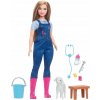 Barbie Veterinárka Kariéra Veterinárka na farme Bábika HRG42 + OVEČKA + DOPLNKY Barbie Veterinárka Kariéra Veterinárka na farme Bábika HRG42 + OVEČKA + DOPLNKY
