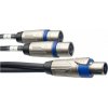 Stagg XYC1-SF2SM25C, reproduktorový rozbočovací kabel 4x 2,5 mm, 1 m Stagg XYC1-SF2SM25C, reproduktorový rozbočovací kabel 4x 2,5 mm, 1 m