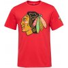 Fanatics Chicago Blackhawks Hat Trick Tee červené zlatá