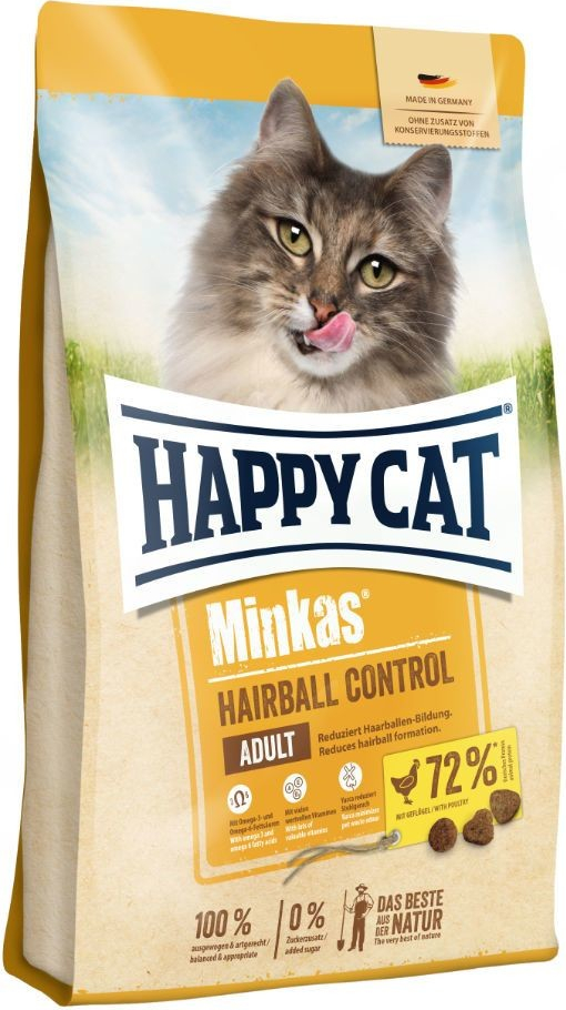 Happy Cat Minkas Hairball Control Geflügel 1,5 kg