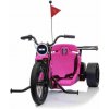 JOKO Elektrické Autíčko Motokára BIKE 21 s Funkciou DRIFTU, nafukovacie koleso, nosnosť 70kg, ružové