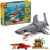 LEG LEGO CREATOR 3 V 1 31381 Divoký žralok s truhlou pokladu LEG LEGO CREATOR 3 V 1 31381 Divoký žralok s truhlou pokladu