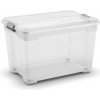 Keter Plastový úložný box Moover box XL 60 l 58 x 38 x 37 transparentné veko