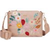 Vuch Dámska crossbody kabelka Coalie Flowers Beige Vuch Dámska crossbody kabelka Coalie Flowers Beige