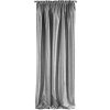 Závěs Ebru Blackout ve stříbrné barvě, prsteny 135x270 cm Závěs Ebru Blackout ve stříbrné barvě, prsteny 135x270 cm