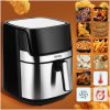 Airfryer beztuková fritéza 8 l KRAFT&DELE KD4101 1850 W sivá Airfryer beztuková fritéza 8 l KRAFT&DELE KD4101 1850 W sivá