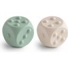Mushie Pop-It kocky Cambridge blue/Shifting sand 2 ks Mushie Pop-It kocky Cambridge blue/Shifting sand 2 ks