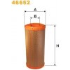 Vzduchový filter WIX FILTERS 46652 Vzduchový filter WIX FILTERS 46652