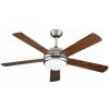 Stropný ventilátor s LED svietidlom s ovládačom 60+15W, CCT, drevo VT-6052-5 (V-TAC) Stropný ventilátor s LED svietidlom s ovládačom 60+15W, CCT, drevo VT-6052-5 (V-TAC)