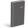 Diář 2026 D802 PVC dark gray 90x170mm Diář 2026 D802 PVC dark gray 90x170mm