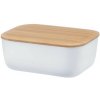 Miska na maslo BOX-IT 15 cm, biela, plast / bambus, RIG-TIG Miska na maslo BOX-IT 15 cm, biela, plast / bambus, RIG-TIG