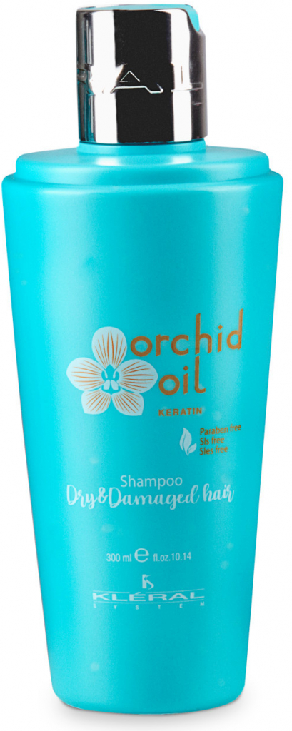 Kléral System Orchid Oil Keratin Dry a Damaged Hair Shampoo 300 ml