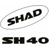 SHAD samolepky D1B401ETR pre SH40 SHAD samolepky D1B401ETR pre SH40