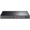 TP-Link TL-SL1218MP, 16 + 2 portový Unmanaged PoE Switch TL-SL1218MP