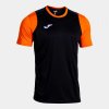 CANCHA SHORT SLEEVE T-SHIRT dres / tričko čierna oranžová 3XS CANCHA SHORT SLEEVE T-SHIRT dres / tričko čierna oranžová 3XS
