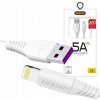 Dudao L2L USB pre Lightning, 5A, 2m, bílý Dudao L2L USB pre Lightning, 5A, 2m, bílý