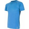 SENSOR MERINO ACTIVE pánske tričko s krátkým rukávom modrá Veľkosť: XXL SENSOR MERINO ACTIVE pánske tričko s krátkým rukávom modrá Veľkosť: XXL