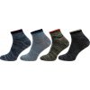 Pánske členkové ponožky 4 páry 27-29 Pánske členkové ponožky 4 páry 27-29