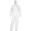 Delta PO106 Kombinéza s elastickou kapucňou biela XL