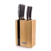 G21 Sada nožov Gourmet Rustic 5 ks + bambusový blok