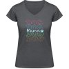 Soft-Style V Tričko Gildan - Farebný nápis DOG Mama - Dark Heather Grey - L - Dámske Soft-Style V Tričko Gildan - Farebný nápis DOG Mama - Dark Heather Grey - L - Dámske