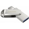 SanDisk Ultra Dual Drive Luxe USB-C 32GB / USB 3.0 Typ-C / USB 3.0 Typ-A / stříbrný SDDDC4-032G-G46 SanDisk Ultra Dual Drive Luxe USB-C 32GB / USB 3.0 Typ-C / USB 3.0 Typ-A / stříbrný SDDDC4-032G-G46