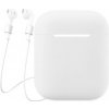 LANKILIN silikónový obal s držiakom proti strate slúchadiel pre AirPods 1 / 2 – biely - možnosť vrátiť tovar ZADARMO do 30tich dní LANKILIN silikónový obal s držiakom proti strate slúchadiel pre AirPods 1 / 2 – biely - možnosť vrátiť tovar ZADARMO do 30tich dní