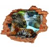 Samolepiaca nálepka betón Tiger vodopád 90x70 cm Samolepiaca nálepka betón Tiger vodopád 90x70 cm