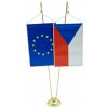Stojanček kovový zlatý 30/40 cm - Dvouramenný 40 - zavesenie