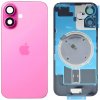 Apple iPhone 16 Plus - Sklo Zadného Krytu / Housingu + Sklíčka Kamery + MagSafe Magnetický Krúžok (Ružová / Pink) - Original Apple Apple iPhone 16 Plus - Sklo Zadného Krytu / Housingu + Sklíčka Kamery + MagSafe Magnetický Krúžok (Ružová / Pink) - Original Apple