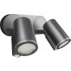 LED vonkajšie nástenné svietidlo Steinel Duo S IP44 GU10 7,475 W 1024 lm 3000 K antracitové s pohybovým senzorom LED vonkajšie nástenné svietidlo Steinel Duo S IP44 GU10 7,475 W 1024 lm 3000 K antracitové s pohybovým senzorom
