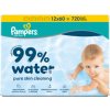 Pampers Aqua 99% Voda vlhčené obrúsky 12 x 60 ks Pampers Aqua 99% Voda vlhčené obrúsky 12 x 60 ks