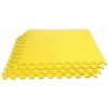 Colored Puzzle fitness podložka žltá balenie 4 ks Colored Puzzle fitness podložka žltá balenie 4 ks