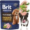 Brit Premium Adult Dog Fillets Gravy Chicken & Green Peas 85 g Brit Premium Adult Dog Fillets Gravy Chicken & Green Peas 85 g