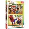 TREFL 34432 Puzzle 2x24 Spidey a dinosaury TREFL 34432 Puzzle 2x24 Spidey a dinosaury