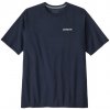 Pánske tričko Patagonia P-6 Logo Responsibili Tee Veľkosť: XXL / Farba: čierna/modrá Pánske tričko Patagonia P-6 Logo Responsibili Tee Veľkosť: XXL / Farba: čierna/modrá