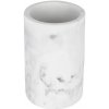 Camargue Marmel Pohár na kefky, 110 × 73 mm, polyživica, PL-5127-SA-MARBLE-TM Camargue Marmel Pohár na kefky, 110 × 73 mm, polyživica, PL-5127-SA-MARBLE-TM