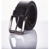 Pánsky kožený opasok PM-3-21-31 čierny, Obvod pásu/celková dĺžka opasku 90cm Pánsky kožený opasok PM-3-21-31 čierny, Obvod pásu/celková dĺžka opasku 90cm