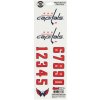 Sportstar Sada nálepiek na prilbu NHL Farba: tmavá, Nhl: Washington Capitals Sportstar Sada nálepiek na prilbu NHL Farba: tmavá, Nhl: Washington Capitals
