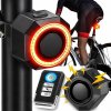 Alarm na bicykel so zadným svetlom a diaľkovým ovládaním (Bezpečnostný alarm na bicykel s LED svetlom, brzdovou funkciou a diaľkovým ovládaním) Alarm na bicykel so zadným svetlom a diaľkovým ovládaním (Bezpečnostný alarm na bicykel s LED svetlom, brzdovou funkciou a diaľkovým ovládaním)