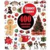400 samolepiek vianoce