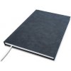 Kniha zápisník A4 linajkový, tmavo šedý Kniha zápisník A4 linajkový, tmavo šedý
