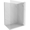 MEXEN/S - Lunar L Sprchová zástena WALK-IN pravá 60 x 200, transparent 8 mm, biela 830L-060-000-20-00-P MEXEN/S - Lunar L Sprchová zástena WALK-IN pravá 60 x 200, transparent 8 mm, biela 830L-060-000-20-00-P