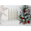 Sviečka MagicHome Vianoce, 25 cm, bal. 4 ks, šampaň, špirálová, točená Sviečka MagicHome Vianoce, 25 cm, bal. 4 ks, šampaň, špirálová, točená