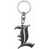 Abysse Corp Death Note L Symbol Kľúčenka Kovová Abysse Corp Death Note L Symbol Kľúčenka Kovová
