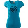 Florbal love - Dámske tričko Pure - XL ( Svetlý tyrkys ) Florbal love - Dámske tričko Pure - XL ( Svetlý tyrkys )