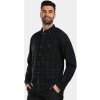 Kilpi Flanny-M pánska flanelová košeľa VM0380KI tmavo zelená